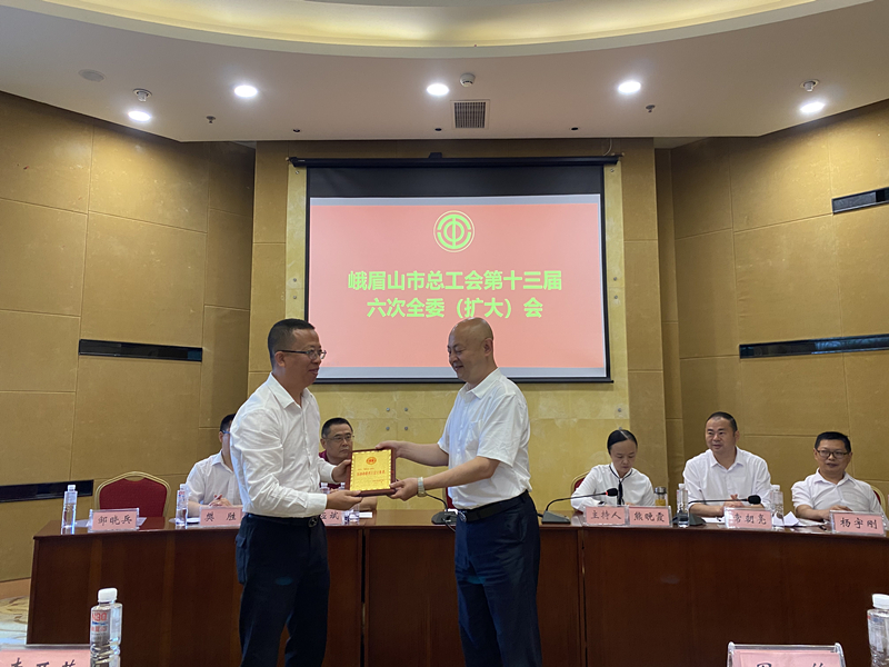 壹定发工会荣获“四川省圭表职工之家”称号1